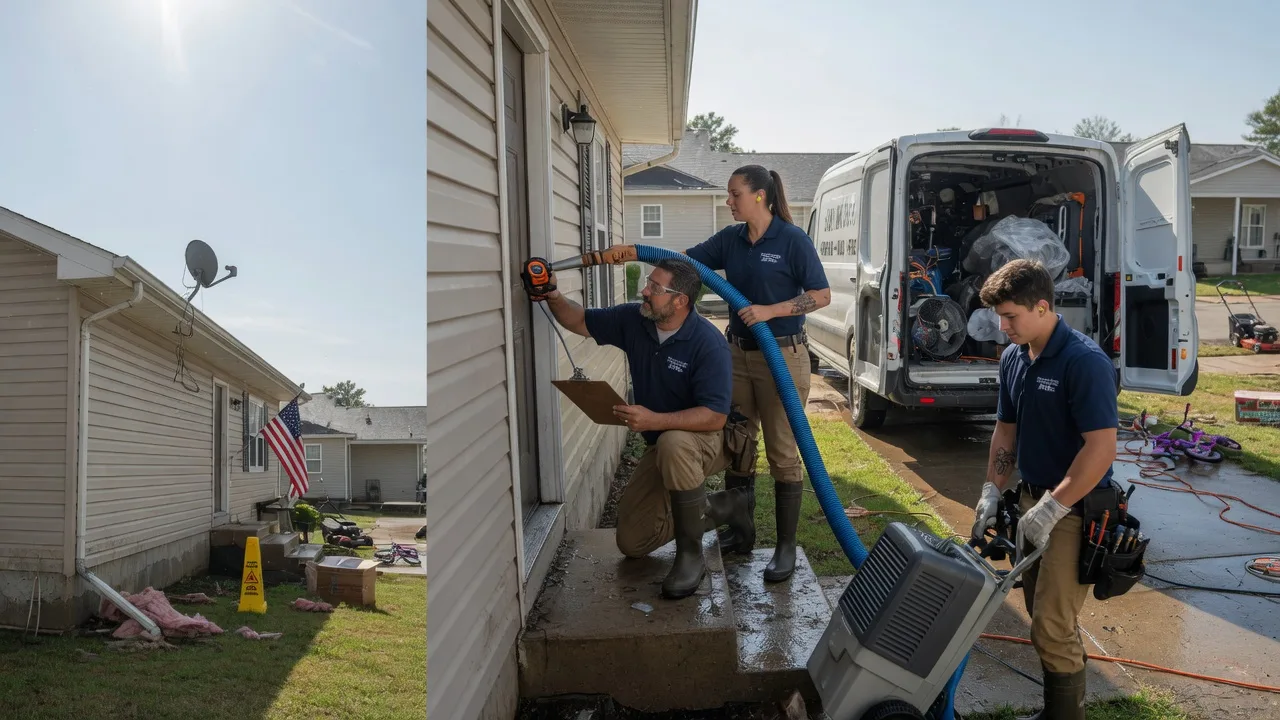 Ceiling Water Damage Restoration in Marshfield, MO near me